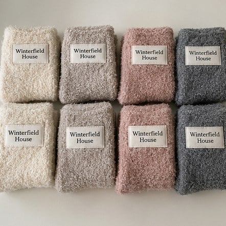 Customized fuzzy socks for corporate and holiday gifting